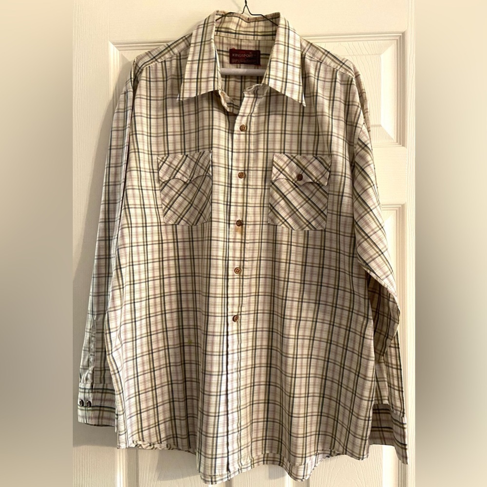 Vintage Kingsport XL men’s western shirt.